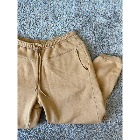 Madewell MWL Betterterry Joggers Drawstring Mustard - Picture 3 of 5